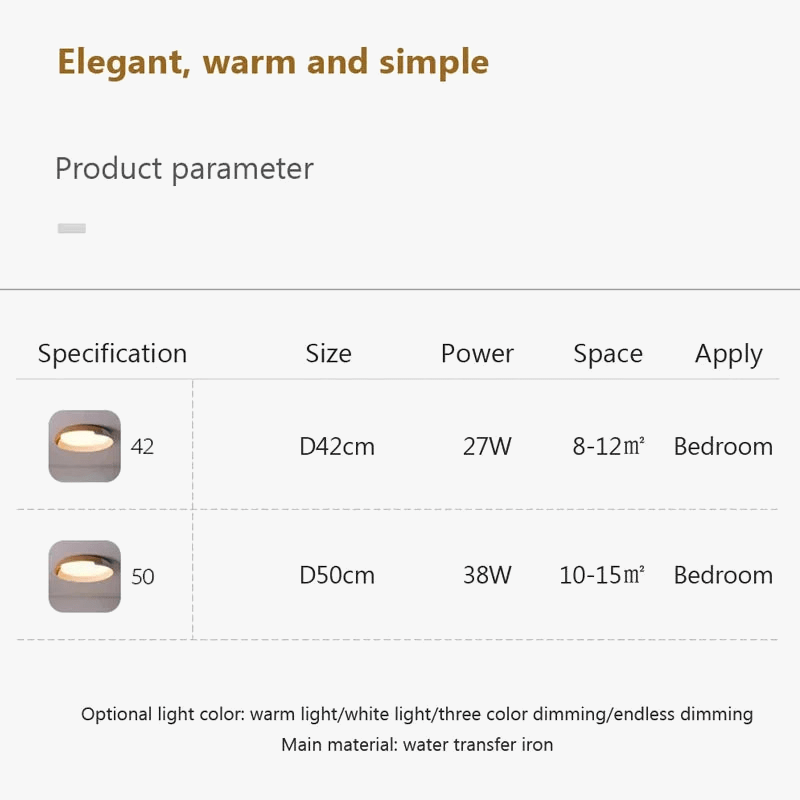 Plafonnier LED en bois design nordique contemporain | Marco Lucetti