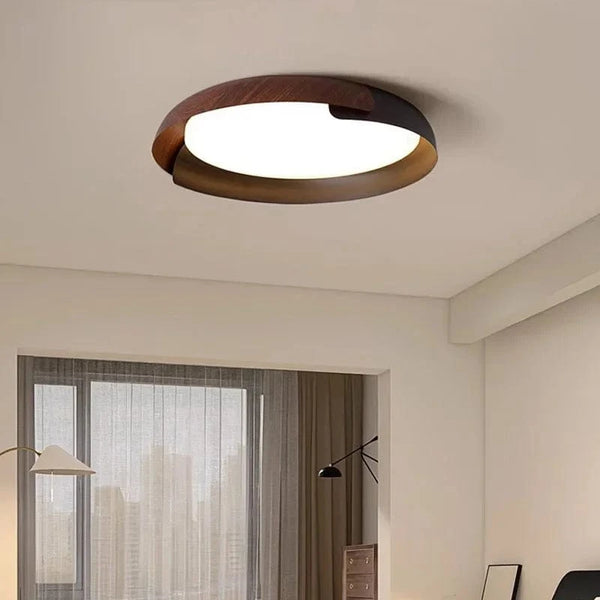 Plafonnier LED en bois design nordique contemporain | Marco Lucetti