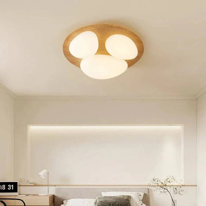 Plafonnier LED en bois moderne pour chambre et cuisine | Marco Lucetti