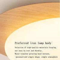 Plafonnier LED en bois nordique avec galets noyer et acrylique | Marco Lucetti