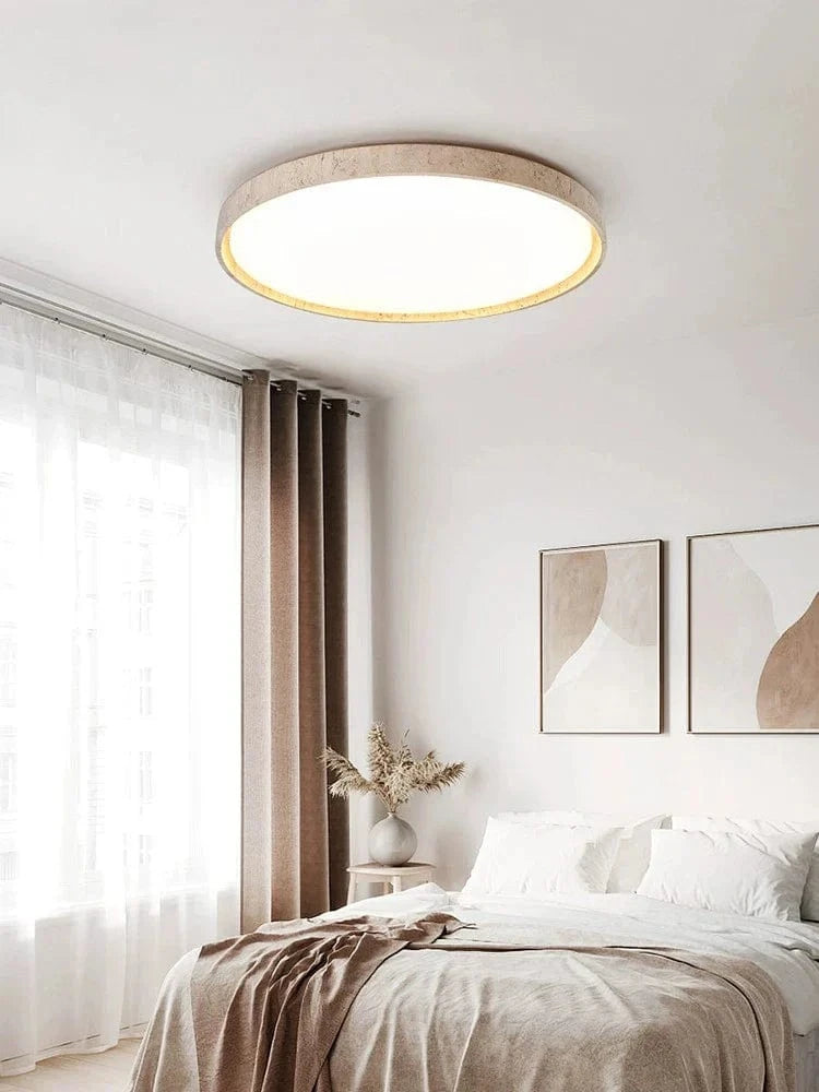 Plafonnier LED en bois pour chambre et salon | Marco Lucetti