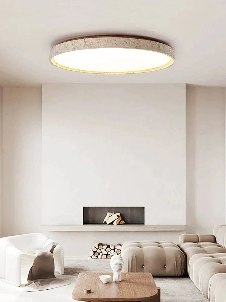 Plafonnier LED en bois pour chambre et salon | Marco Lucetti