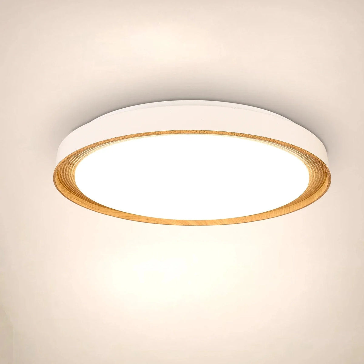 Plafonnier LED en bois pour un éclairage intérieur moderne | Marco Lucetti Lumière neutre