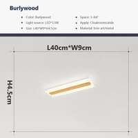 Plafonnier LED en Bois pour une Déco Élégante | Marco Lucetti