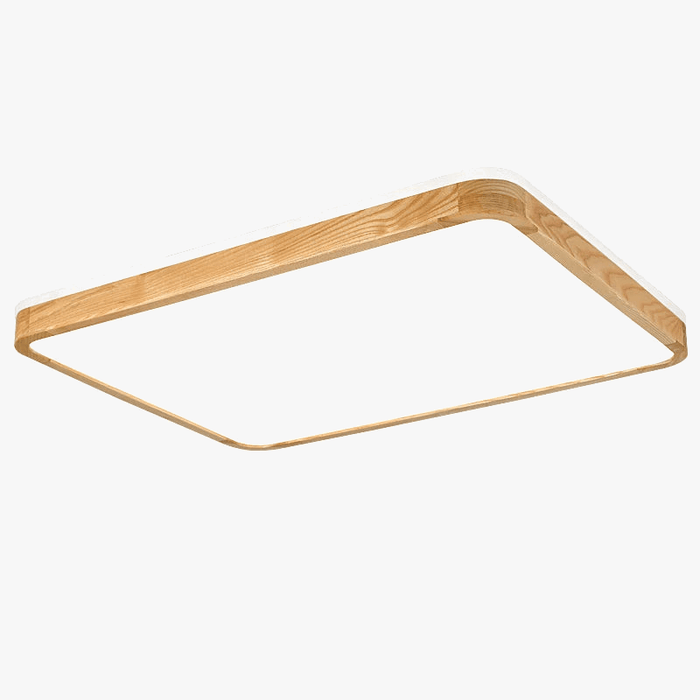 Plafonnier LED en bois véritable au design moderne - Parfait pour toutes vos pièces | Marco Lucetti