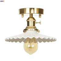 Plafonnier LED en Céramique Style Nordique et Cuivre IWHD Lamparas de Techo | Marco Lucetti