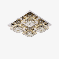 Plafonnier LED en cristal carré Square | Marco Lucetti