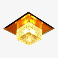 Plafonnier LED Cristal & Chrome