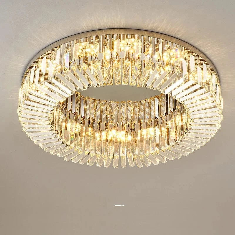 Plafonnier Led en cristal de luxe au design contemporain | Marco Lucetti