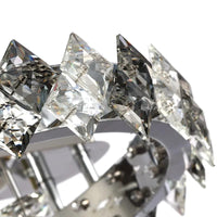 Plafonnier LED en cristal de luxe suspendu | Marco Lucetti