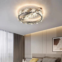 Plafonnier LED en cristal de luxe suspendu | Marco Lucetti