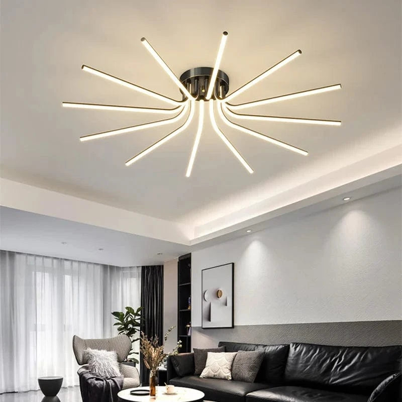 Plafonnier LED en cuivre au design contemporain | Marco Lucetti