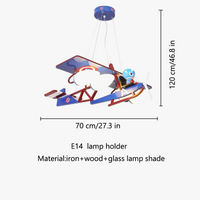 Plafonnier LED Avion Moderne pour Chambre d'Enfant