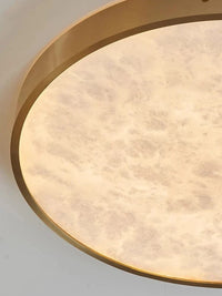 Plafonnier LED en Marbre - Design Moderne Cuivre Brossé | Marco Lucetti