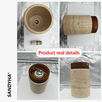 Plafonnier LED en marbre pour une entrée moderne | Marco Lucetti