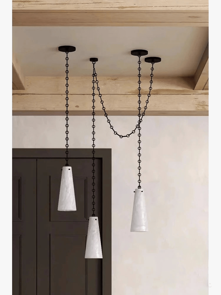 Plafonnier LED en marbre sur mesure décoratif de luxe 2024 | Marco Lucetti