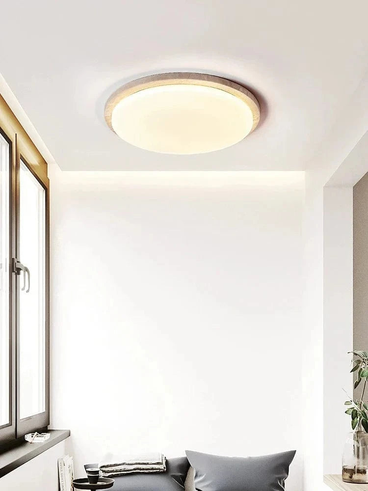 Plafonnier LED en pierre de grotte jaune - GlowStone | Marco Lucetti