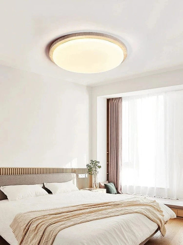 Plafonnier LED en pierre de grotte jaune - GlowStone | Marco Lucetti