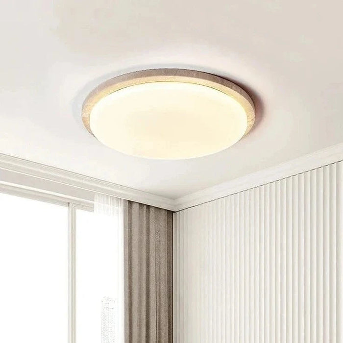 Plafonnier LED en pierre de grotte jaune - GlowStone | Marco Lucetti