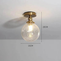 Plafonnier Led en verre au design contemporain | Marco Lucetti C