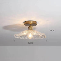 Plafonnier Led en verre au design contemporain | Marco Lucetti D