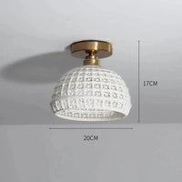 Plafonnier Led en verre au design contemporain | Marco Lucetti F