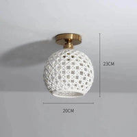 Plafonnier Led en verre au design contemporain | Marco Lucetti G