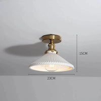 Plafonnier Led en verre au design contemporain | Marco Lucetti I