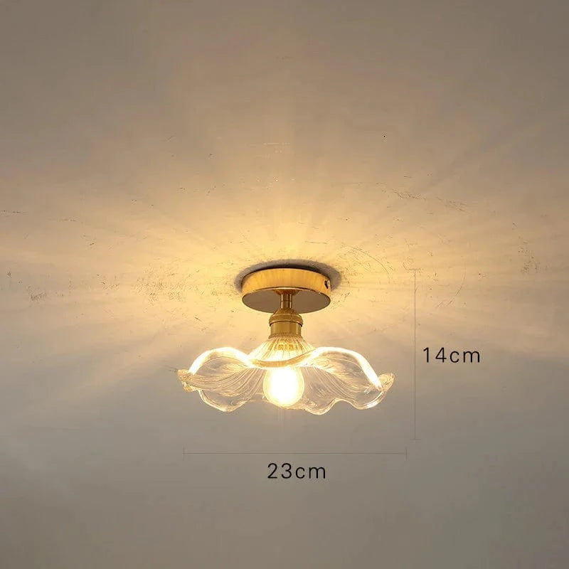 Plafonnier Led en verre au design contemporain | Marco Lucetti O