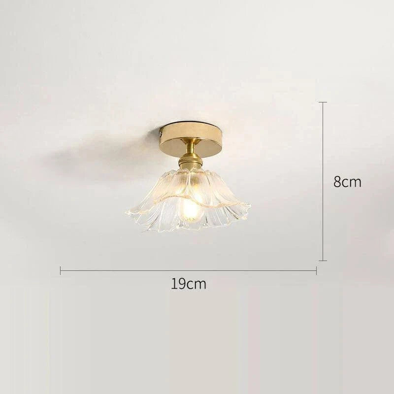 Plafonnier Led en verre au design contemporain | Marco Lucetti Q