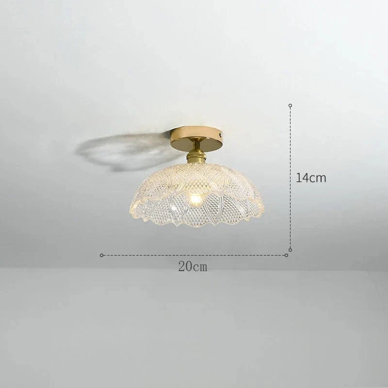 Plafonnier Led en verre au design contemporain | Marco Lucetti R