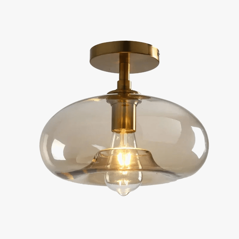 Plafonnier LED en verre de style minimaliste moderne | Marco Lucetti