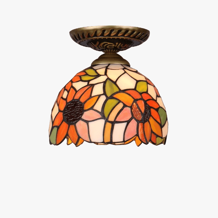 Plafonnier Led en verre design avec ampoule 7W E27 | Marco Lucetti
