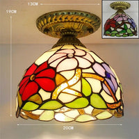 Plafonnier Led en verre design avec ampoule 7W E27 | Marco Lucetti A