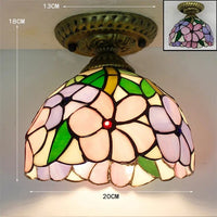 Plafonnier Led en verre design avec ampoule 7W E27 | Marco Lucetti B