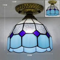 Plafonnier Led en verre design avec ampoule 7W E27 | Marco Lucetti C