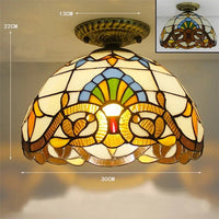 Plafonnier Led en verre design avec ampoule 7W E27 | Marco Lucetti E