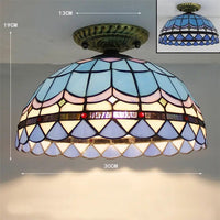 Plafonnier Led en verre design avec ampoule 7W E27 | Marco Lucetti F