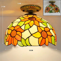 Plafonnier Led en verre design avec ampoule 7W E27 | Marco Lucetti H