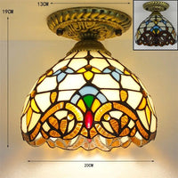 Plafonnier Led en verre design avec ampoule 7W E27 | Marco Lucetti J