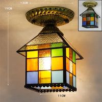 Plafonnier Led en verre design avec ampoule 7W E27 | Marco Lucetti K