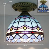 Plafonnier Led en verre design avec ampoule 7W E27 | Marco Lucetti L