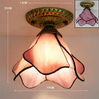 Plafonnier Led en verre design avec ampoule 7W E27 | Marco Lucetti W