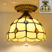 Plafonnier Led en verre design avec ampoule 7W E27 | Marco Lucetti X