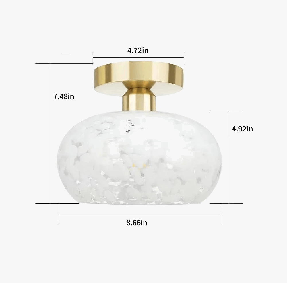 Plafonnier LED en verre design | Marco Lucetti