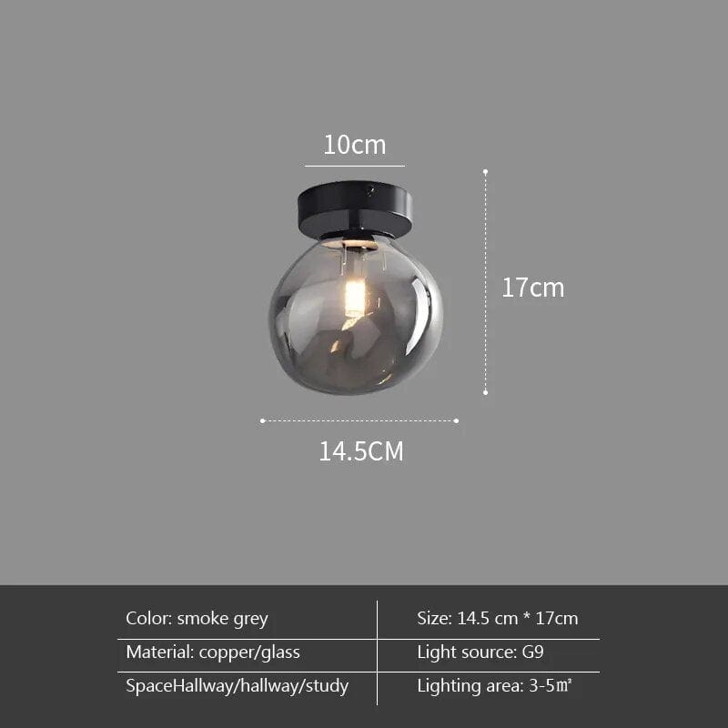 Plafonnier LED en verre design | Marco Lucetti F / Sans ampoule