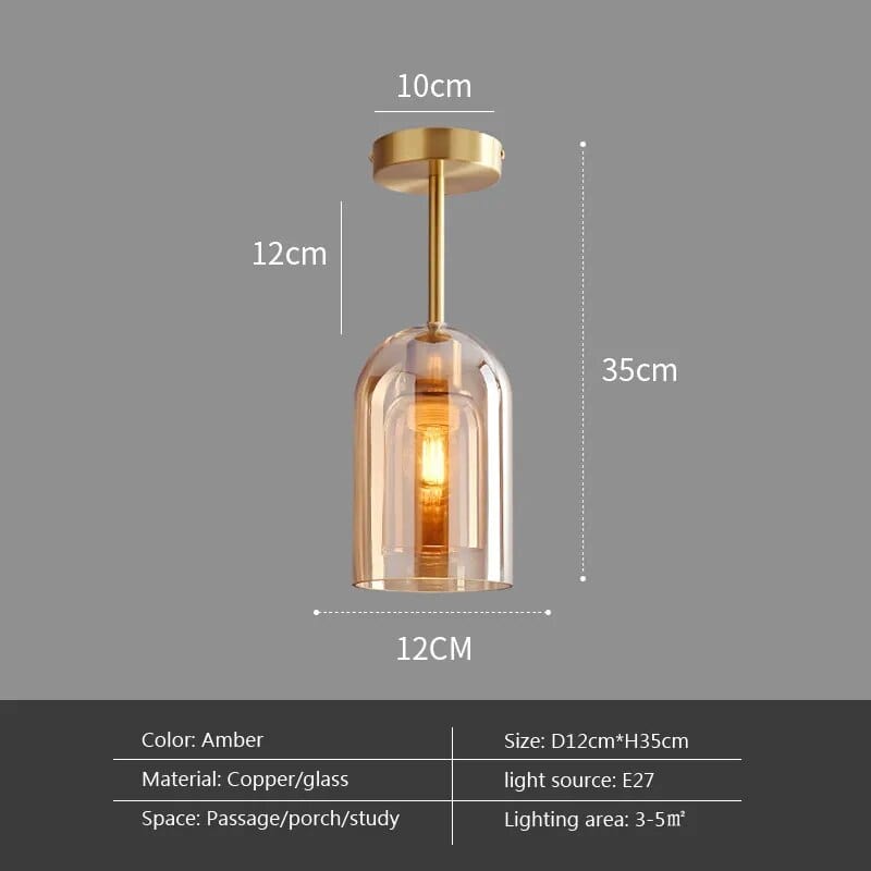 Plafonnier LED en verre design | Marco Lucetti M / Sans ampoule