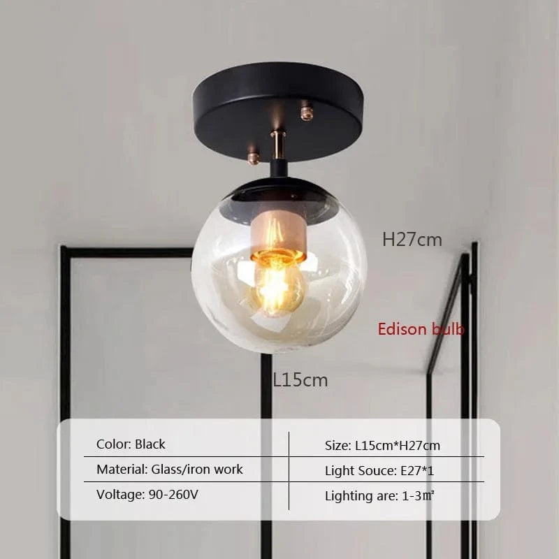 Plafonnier LED en verre - Style Moderne | Marco Lucetti F