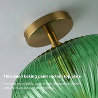 Plafonnier LED en verre style nordique minimaliste pour intérieur - Collection Nordik Glow | Marco Lucetti