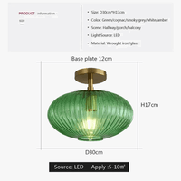 Plafonnier LED en verre style nordique minimaliste pour intérieur - Collection Nordik Glow | Marco Lucetti